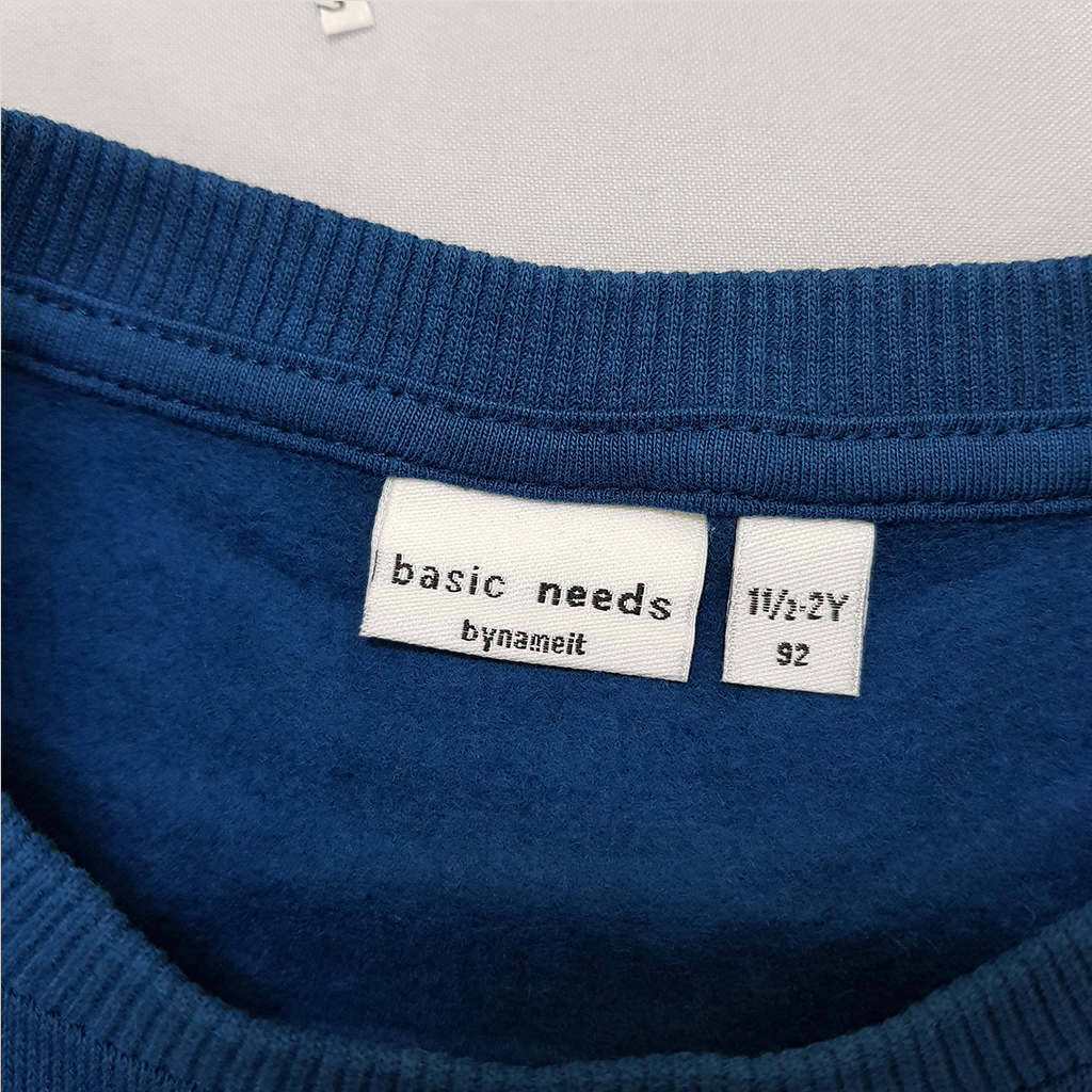 پلیور توپنبه ای پسرانه 37727 سایز 1.5 تا 8 سال مارک Basic Needs