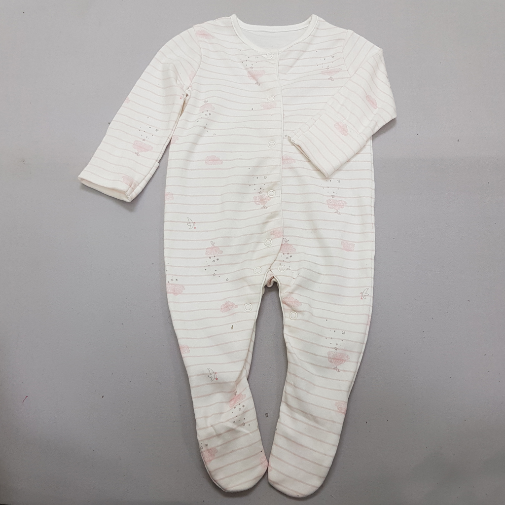 سرهمی جورابدار دخترانه 37770 سایز 1 تا 24 ماه مارک Mothercare