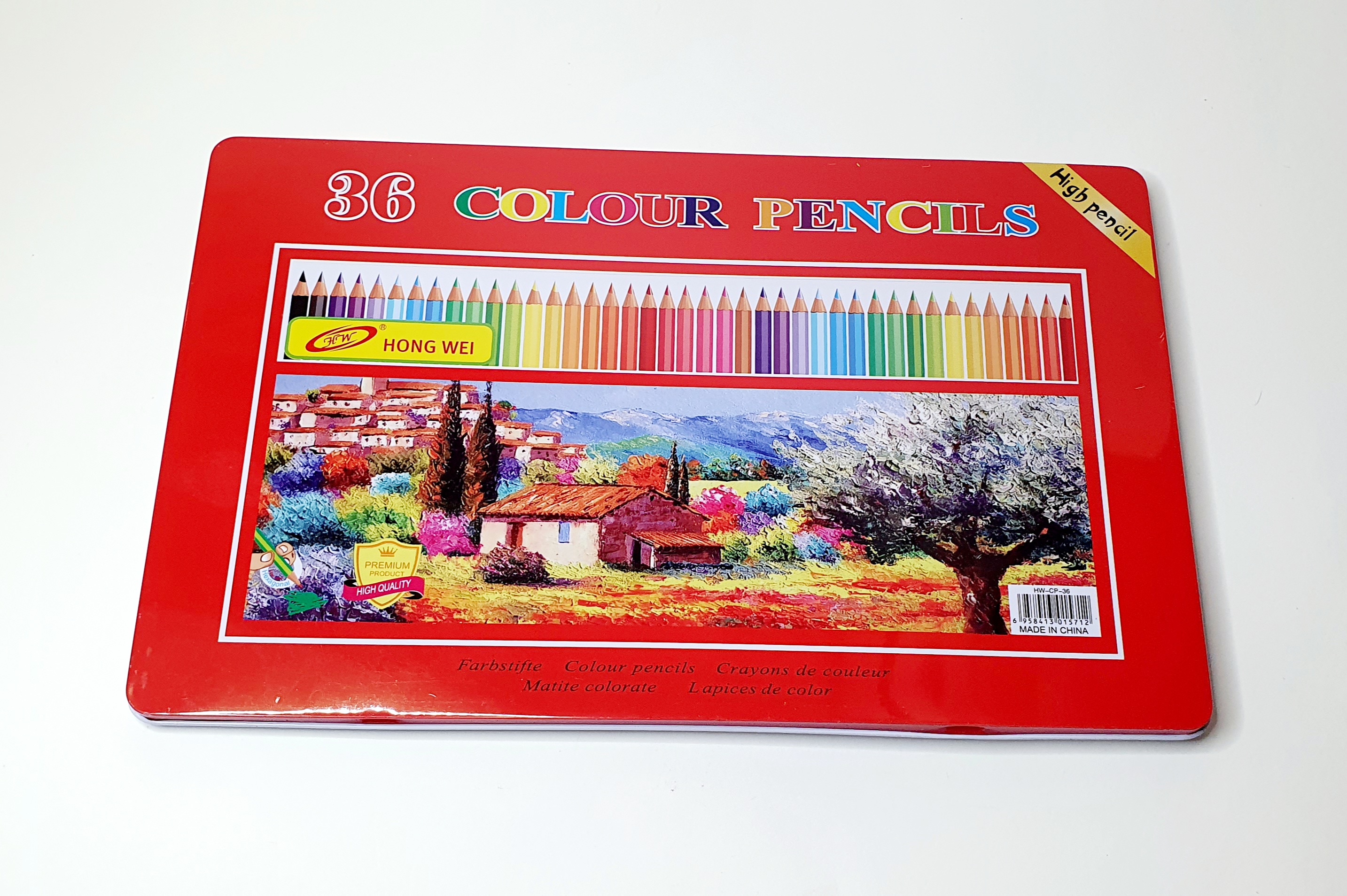 جعبه مداد رنگی ۳۶ تایی کد 4070