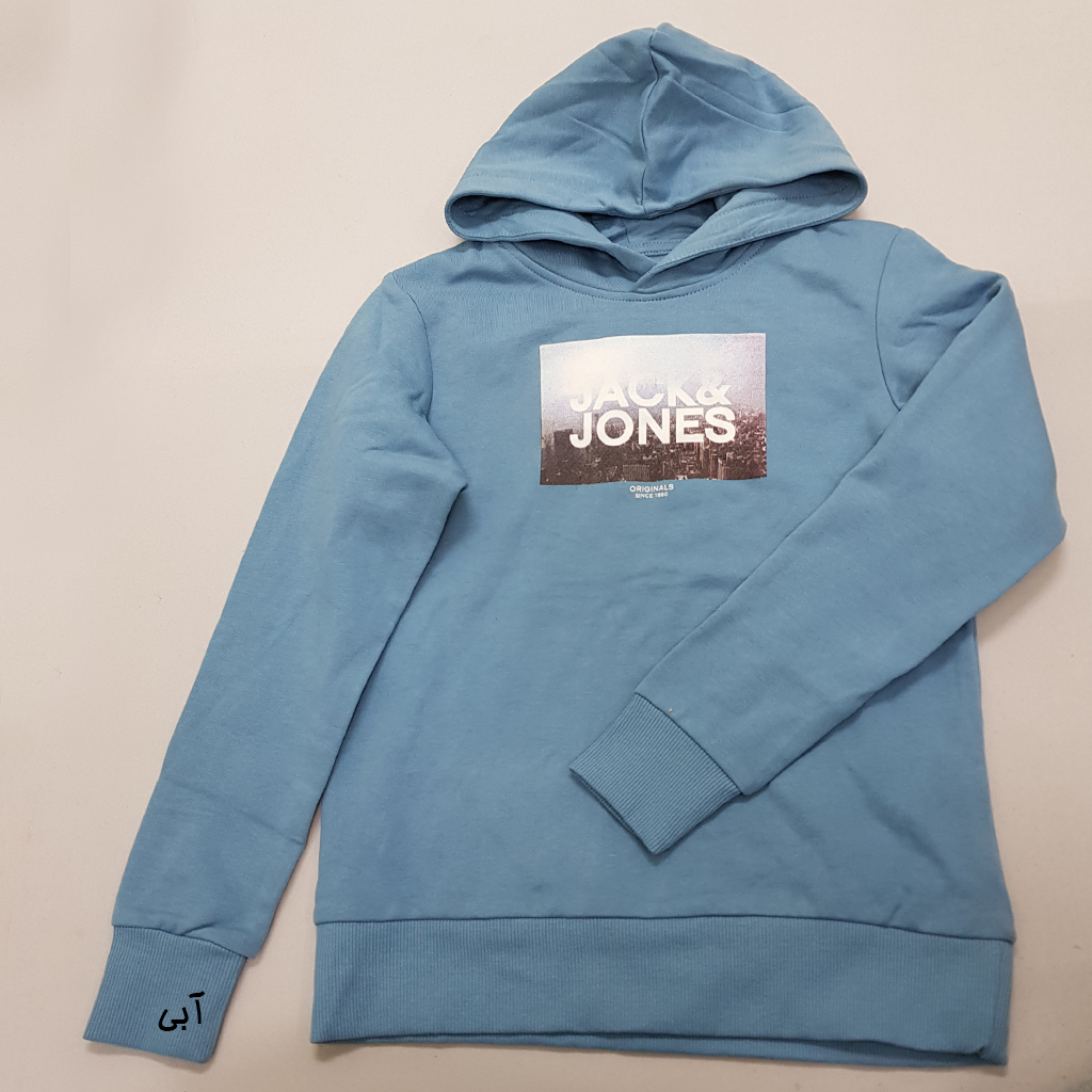 هودی توپنبه ای پسرانه 37837 سایز 8 تا 16 سال مارک JACK&JONES