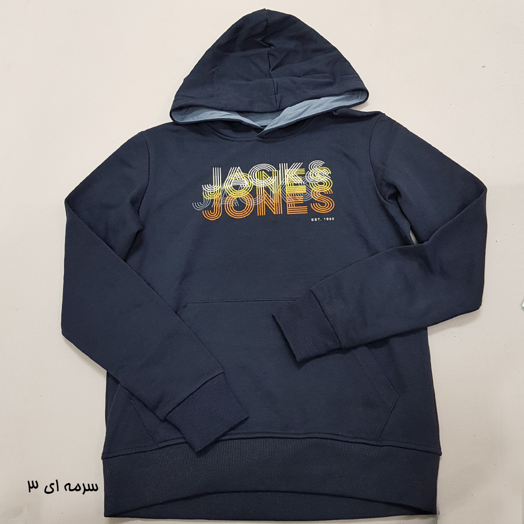 هودی توپنبه ای پسرانه 37837 سایز 8 تا 16 سال مارک JACK&JONES