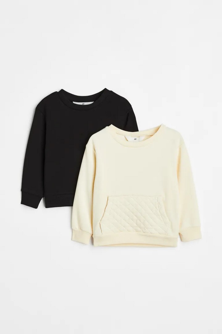 پلیور توپنبه ای پسرانه 37929 سایز 1.5 تا 10 سال مارک H&M