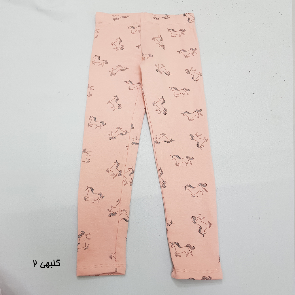 شلوار توپنبه ای دخترانه 37945 سایز 1.5 تا 14 سال مارک H&M