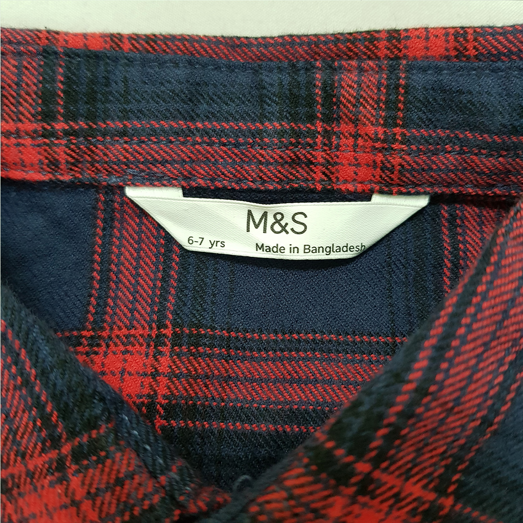 پیراهن گرم پسرانه 38025 سایز 6 تا 16 سال مارک M&S