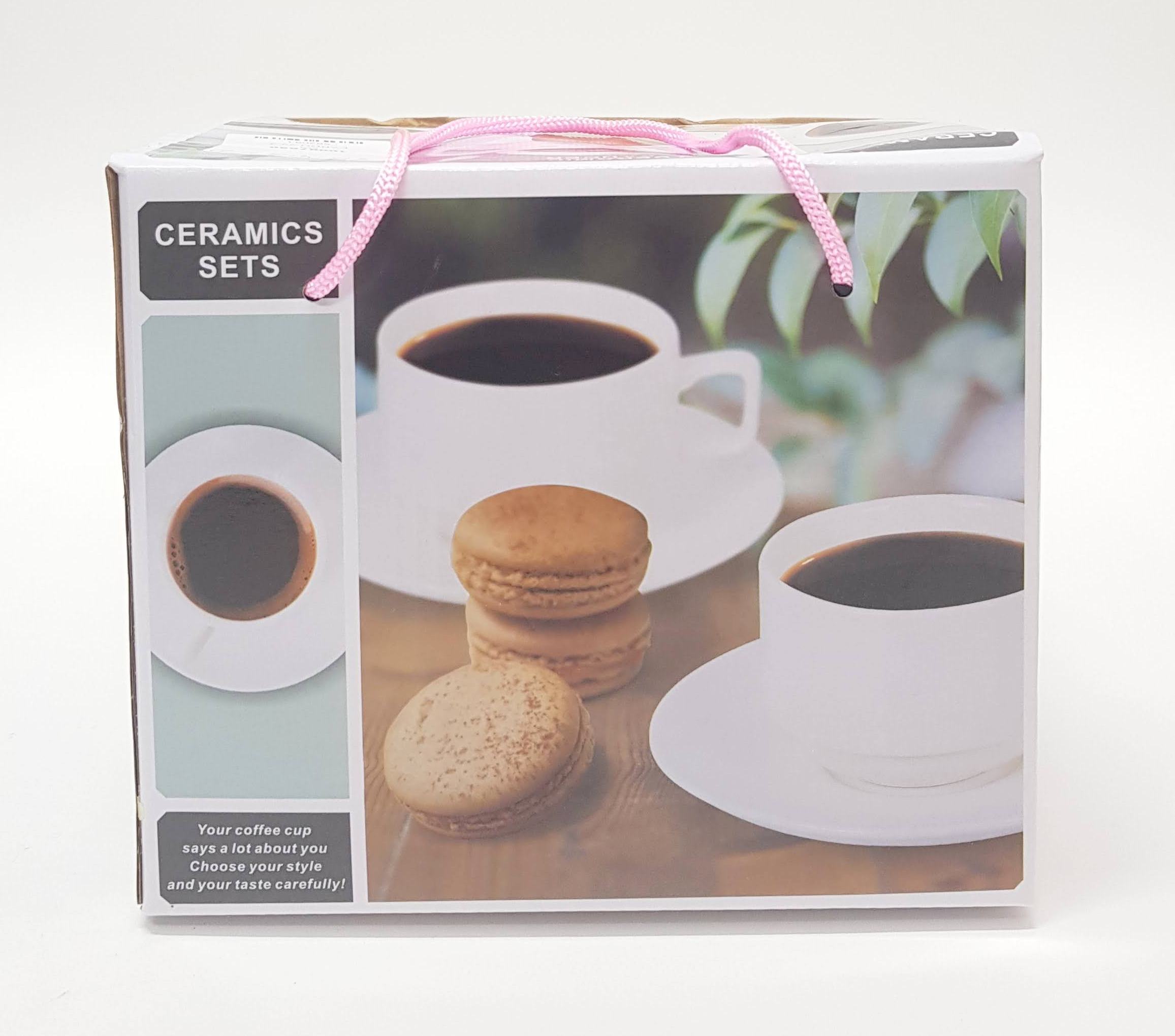 ست لیوان و نعلبکی سرامیکی 6 عددی (10097650)