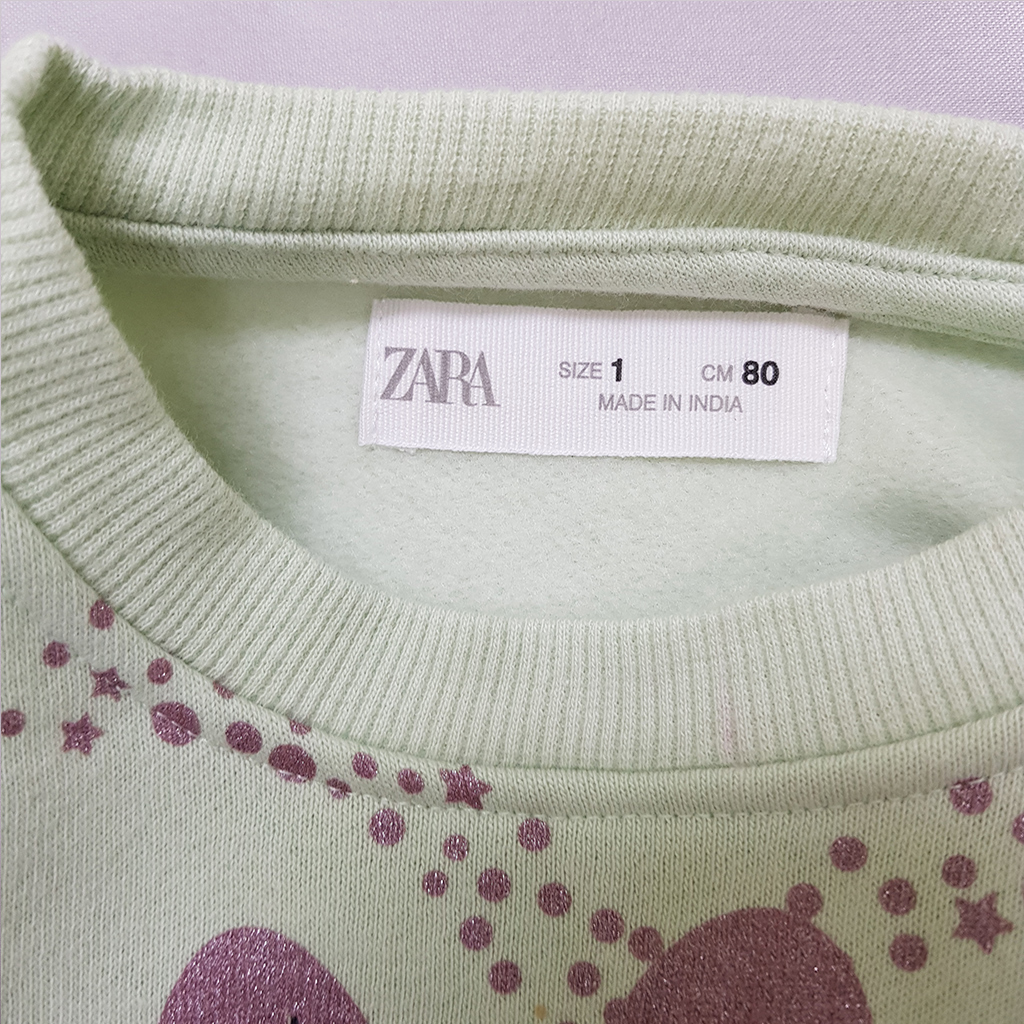 ست توپنبه ای دخترانه 38141 سایز 1 تا 10 سال مارک ZARA