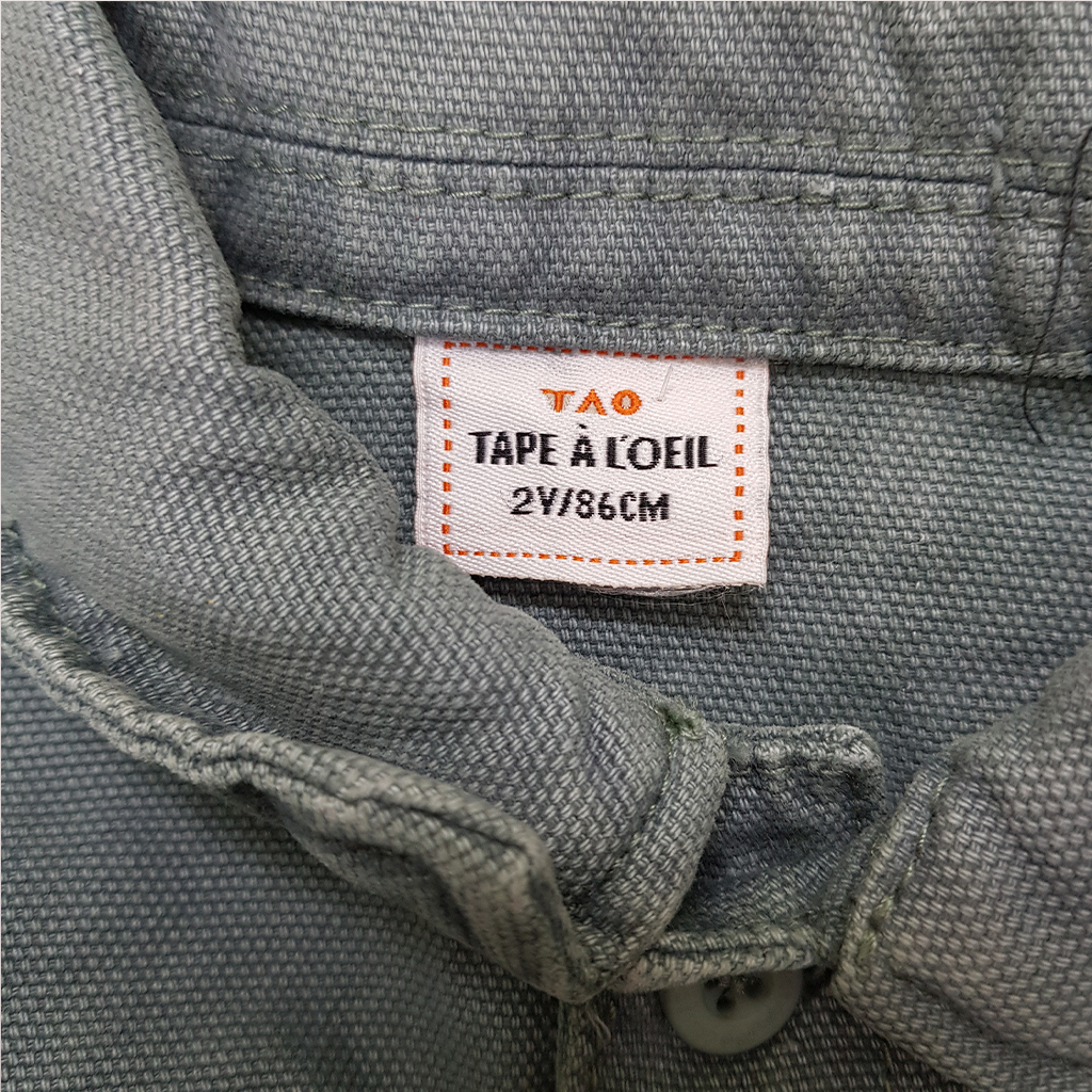 پیراهن جینز پسرانه 38304 سایز 2 تا 14 سال مارک TAPEA LOEIL