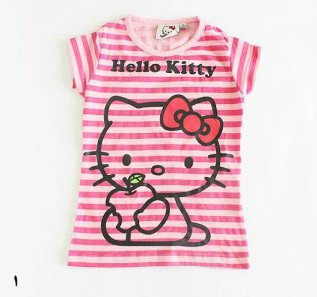 تی شرت دخترانه هلوکیتی 15464 سایز 2 تا 8 سال مارک HELLO KITTY