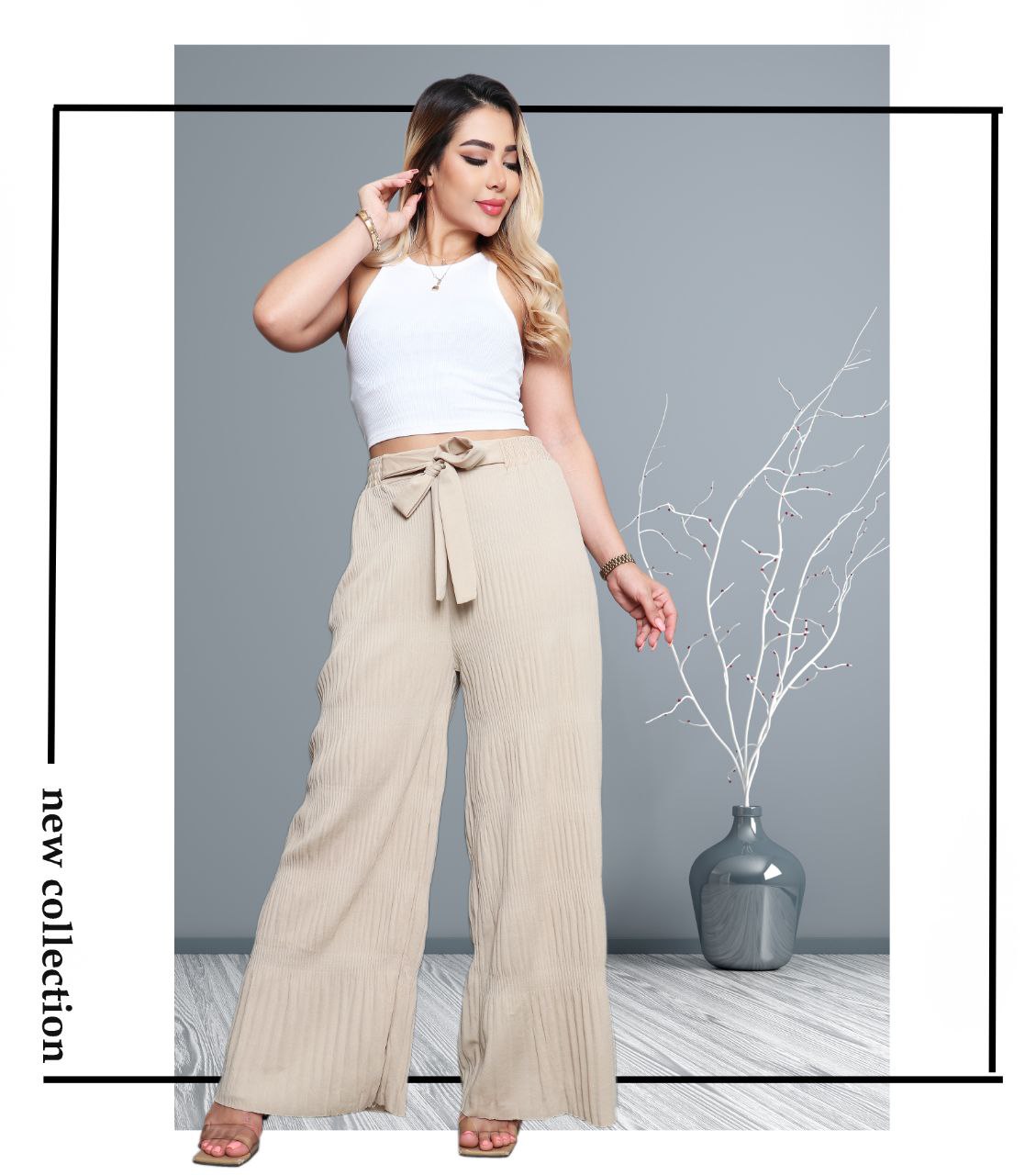 دامن شلواری پلیسه زنانه کد 410939