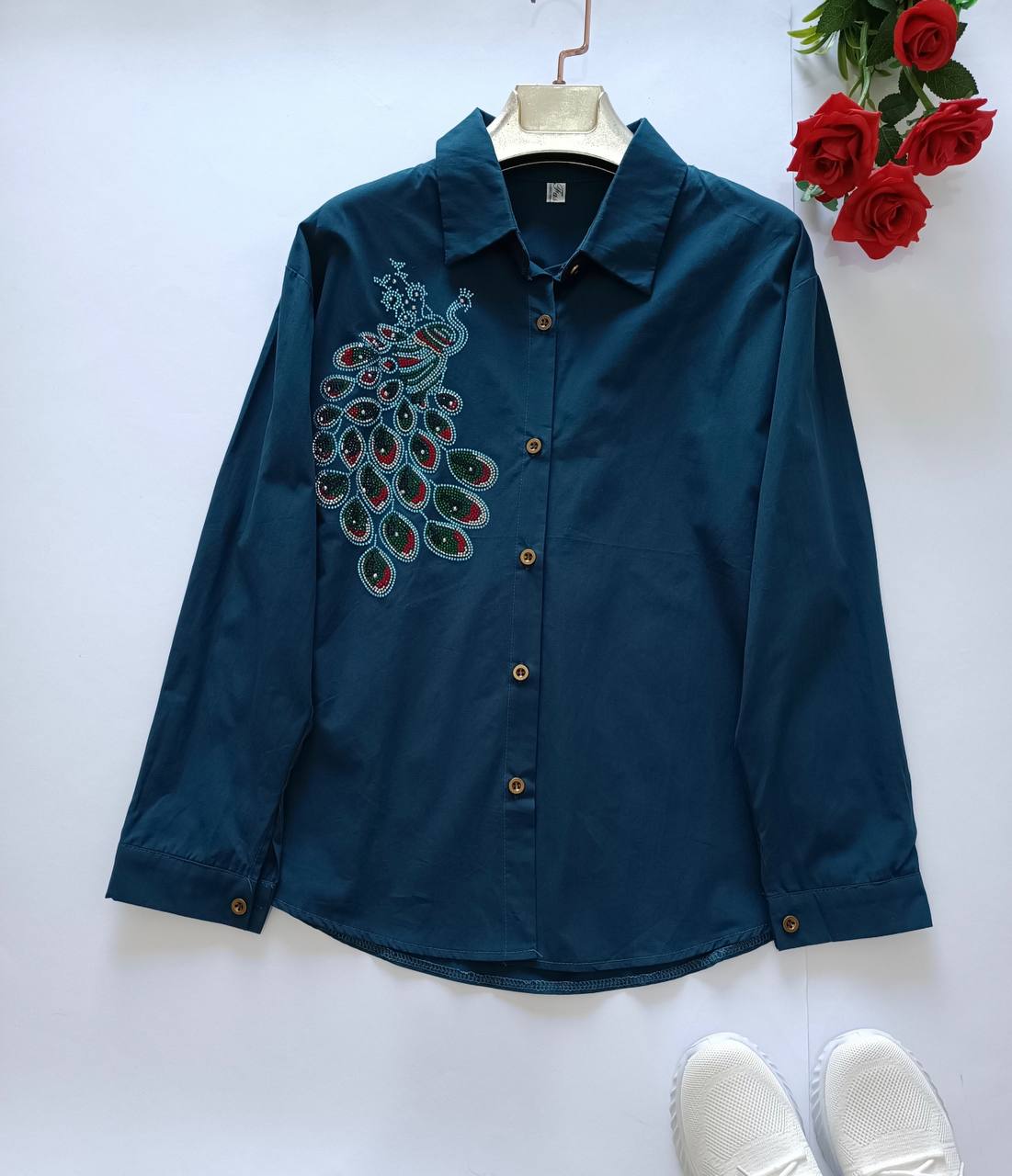 شومیز نگین دار زنانه کد 411049