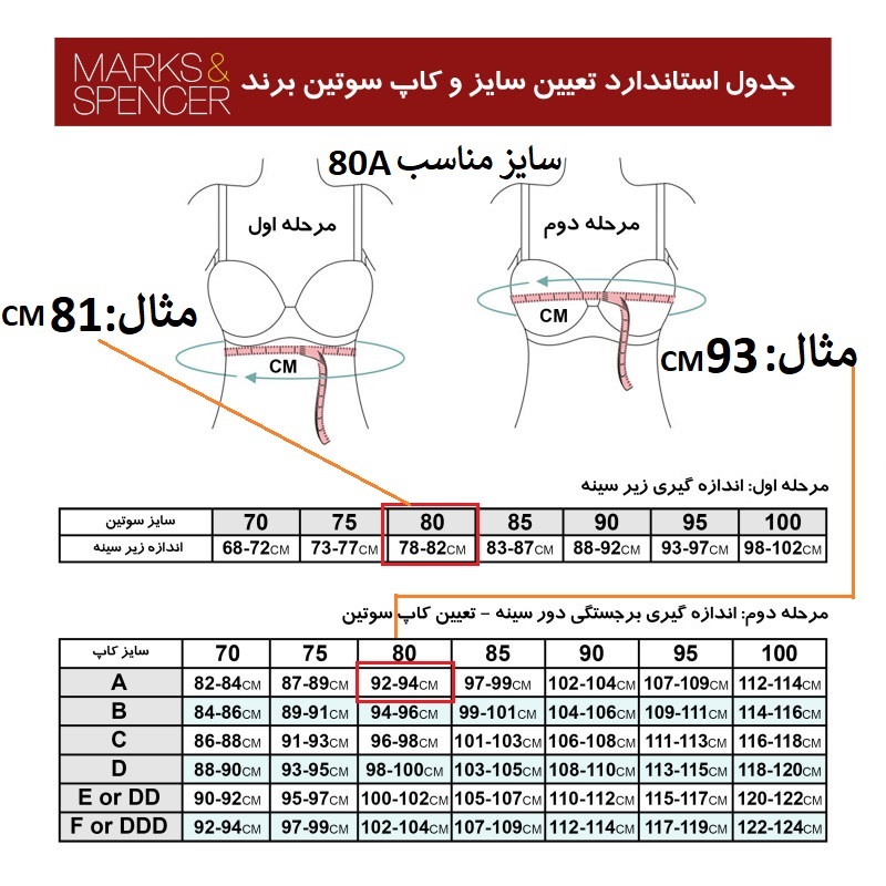 سوتین برند M&S انگلستان کد 230626