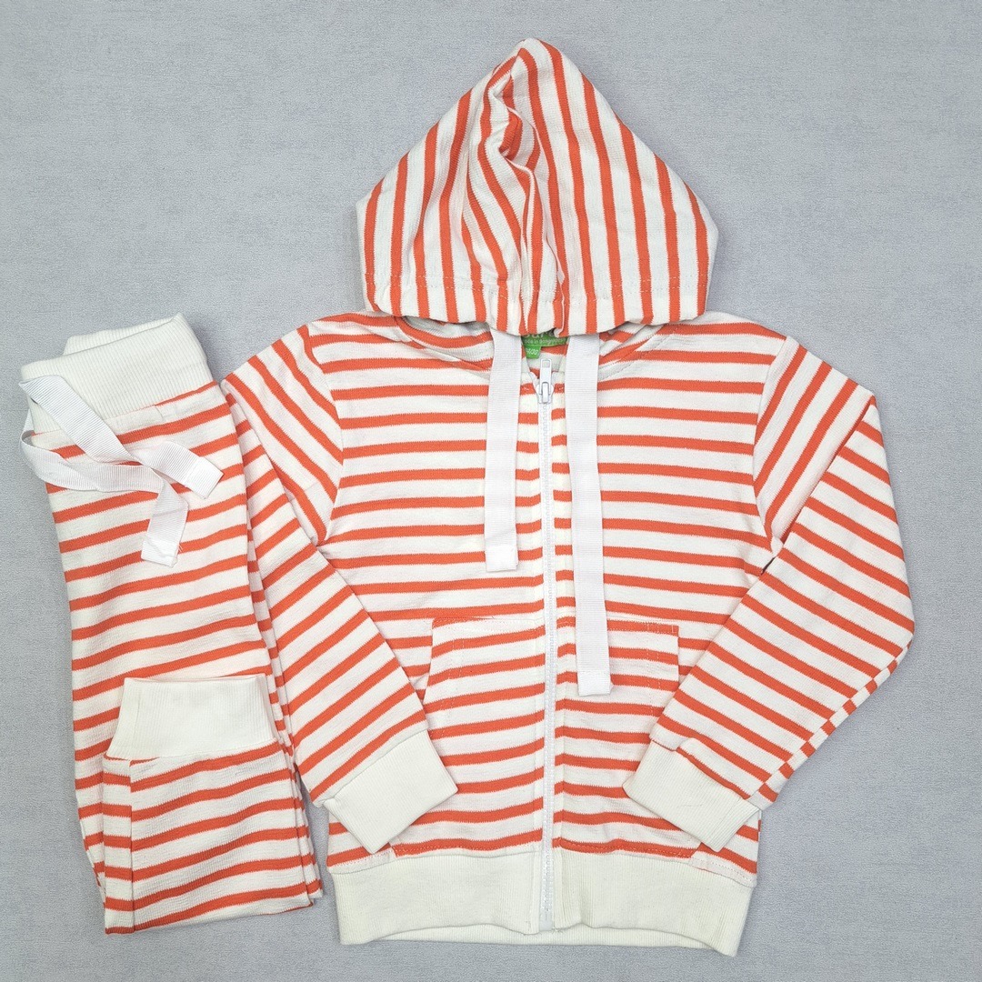 ست سویشرت شلوار راه راه دخترانه مارکDARENمناسب 9 تا 36 ماه کد 411155