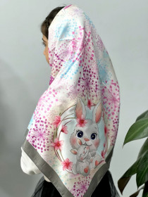 روسری نخی فانتزی طرح خرگوش دخترانه کد 2205078