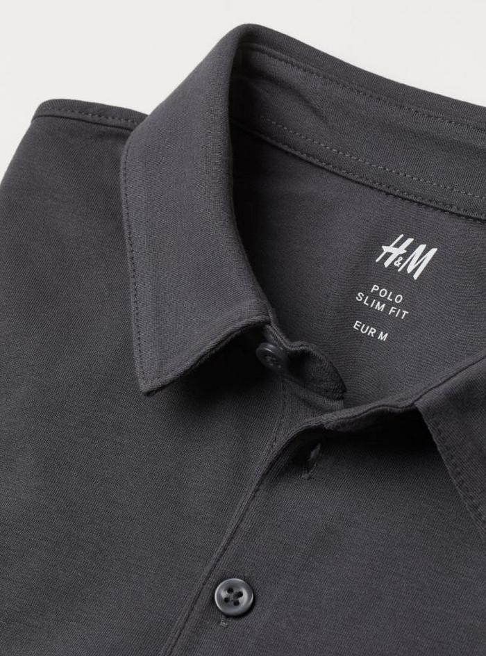 تیشرت یقه دار برند H&M سوئد کد 230634