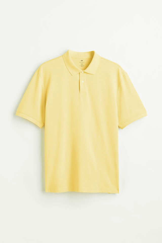 تیشرت یقه دار برند H&M سوئد کد 230634