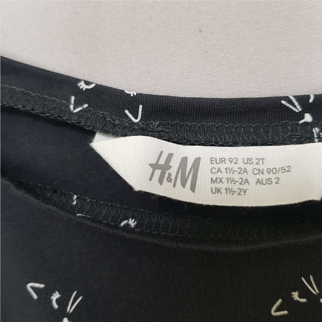 بلوز دخترانه 38822 سایز 1.5 تا 8 سال مارک H&M