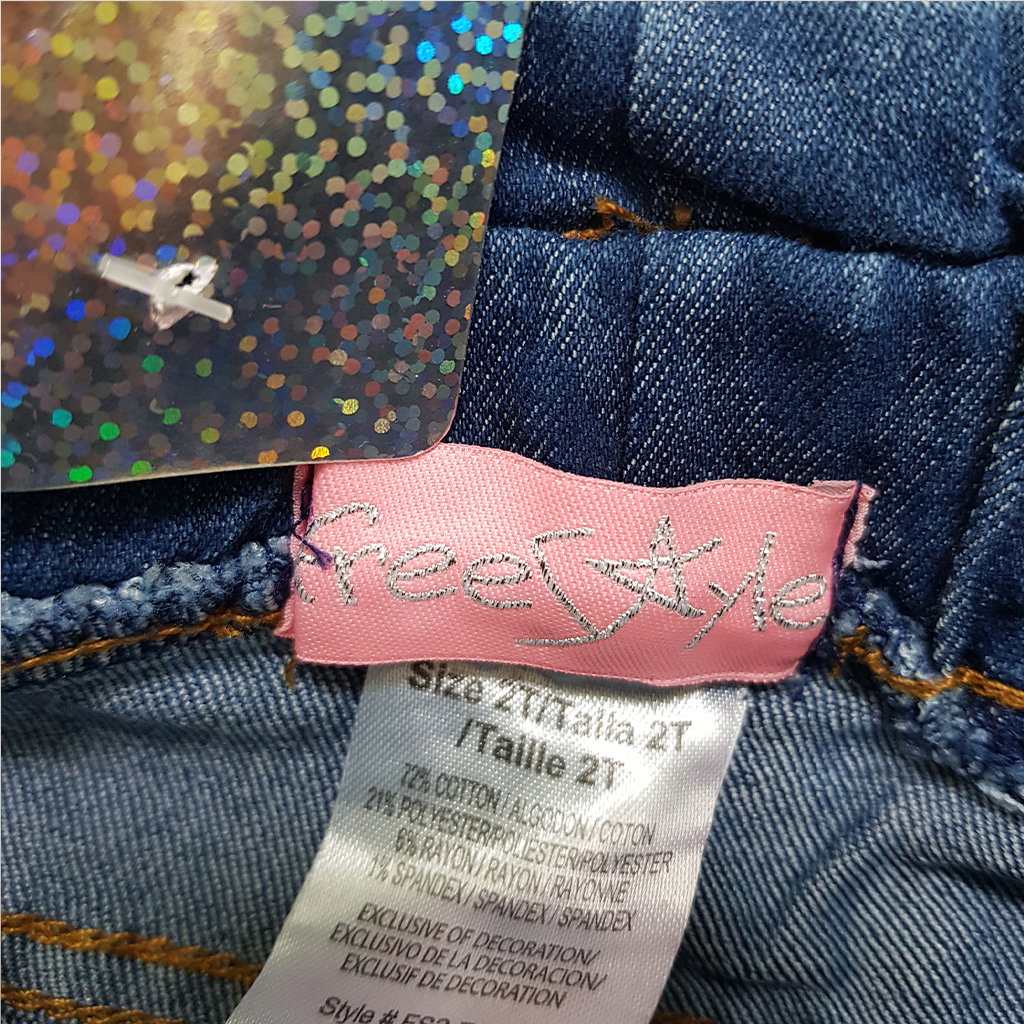 شلوار جینز دخترانه 38922 سایز 2 تا 12 سال