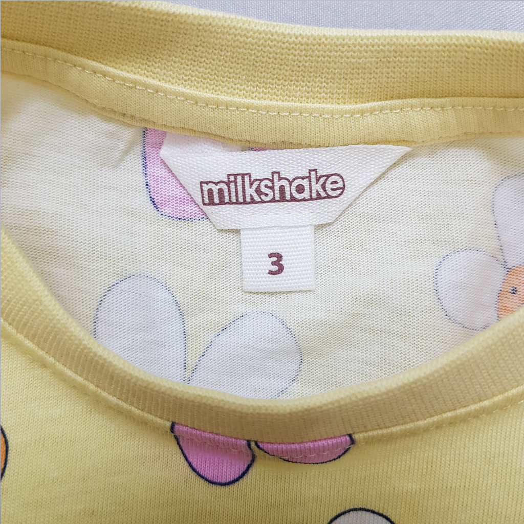 تی شرت دخترانه 39048 سایز 3 تا 8 سال مارک MilkShake
