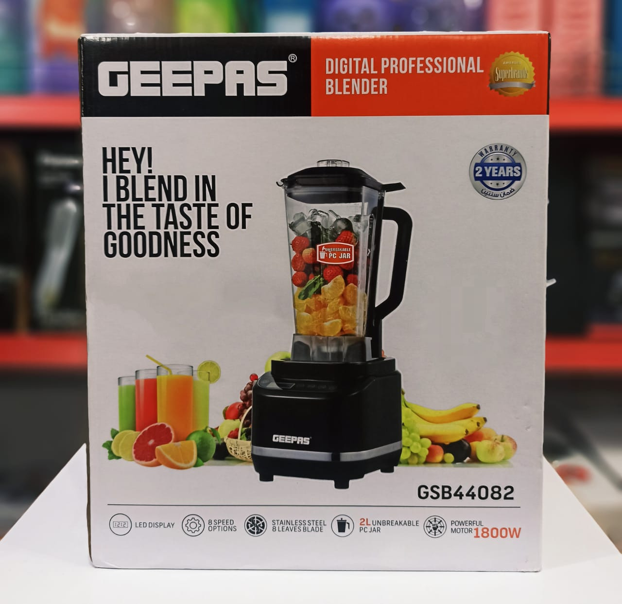 مخلوط کن حرفه ای جی پاس مدل GSB44082 ا کد 801936
