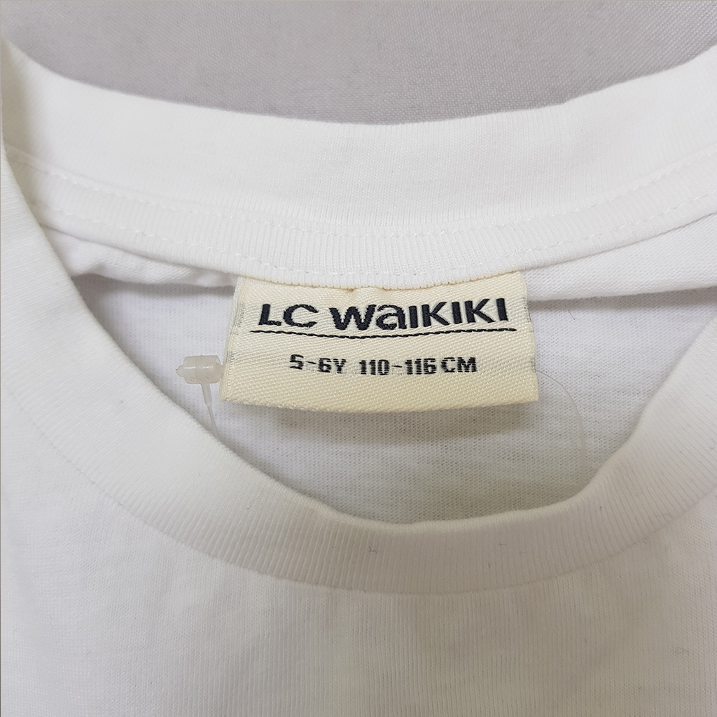 تی شرت دخترانه 39107 سایز 5 تا 14 سال مارک LC WALKIKI