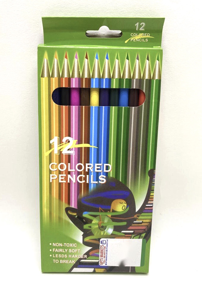 بسته مداد رنگی ۱۲ رنگ (6504)