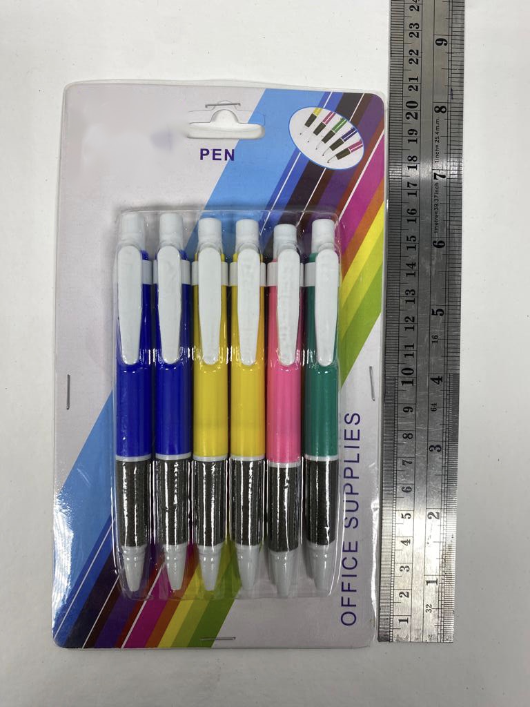 بسته خودکار رنگی ۶ رنگ (6518)