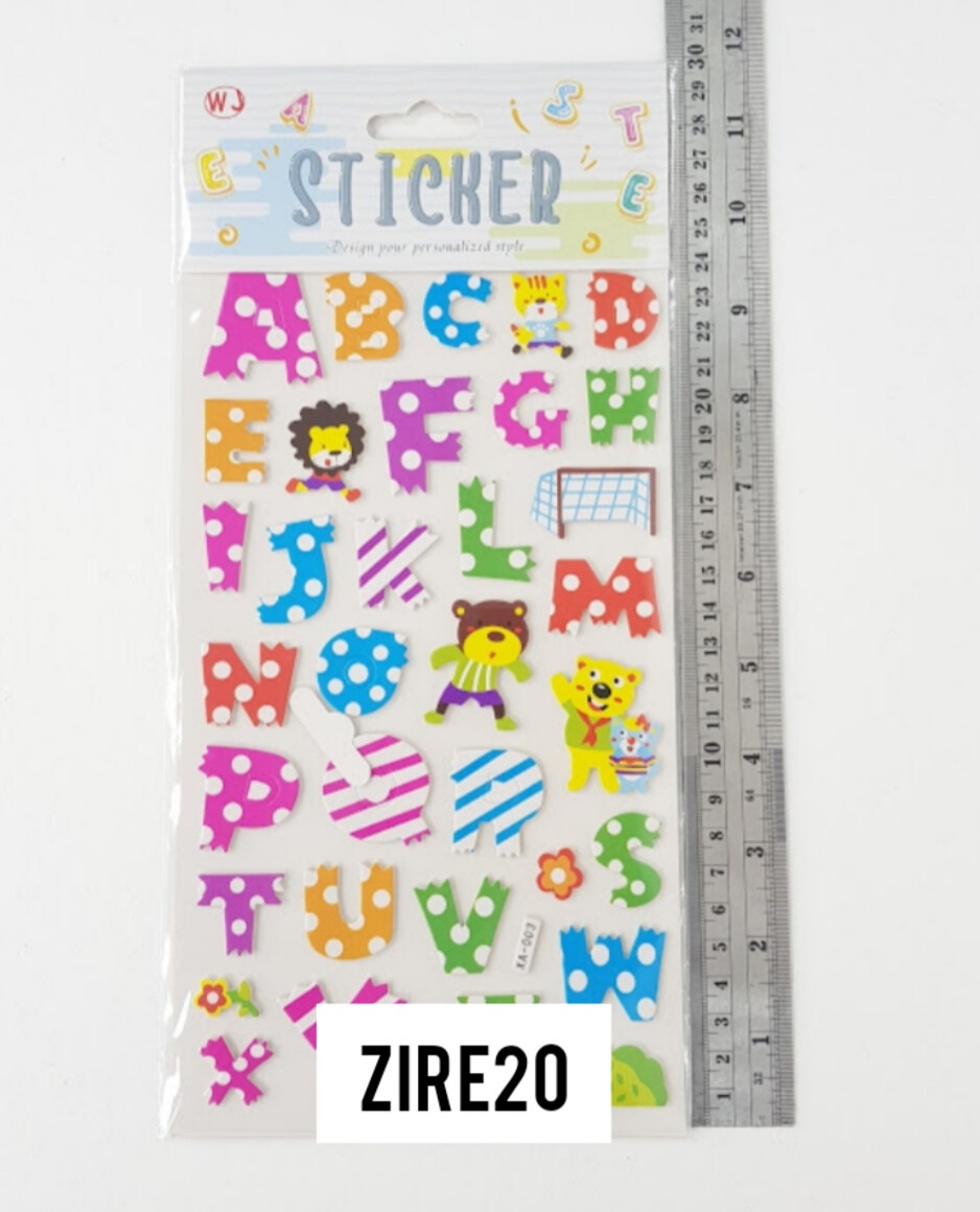 ست برچسب حروف انگلیسی(6044)