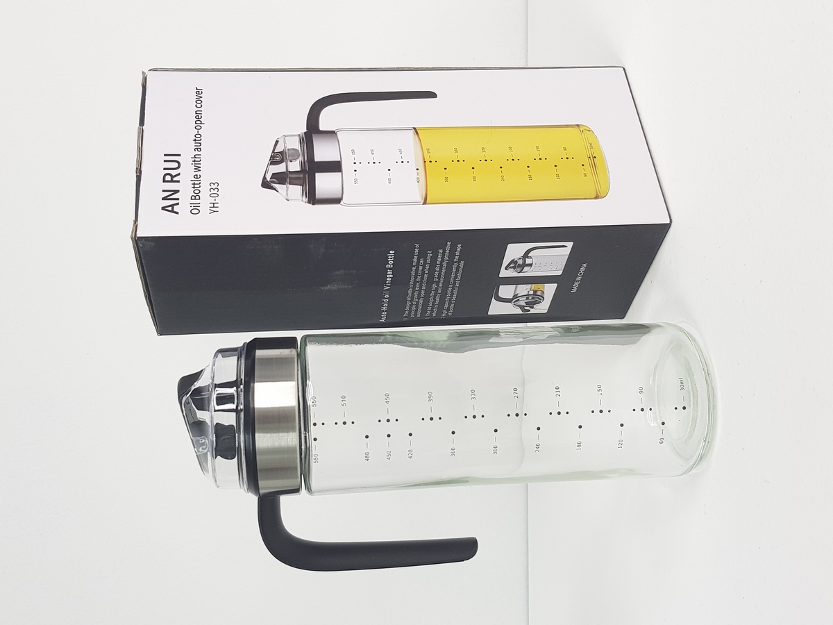 بطری های شیشه ای روغن و سرکه با درپوش (10098864)