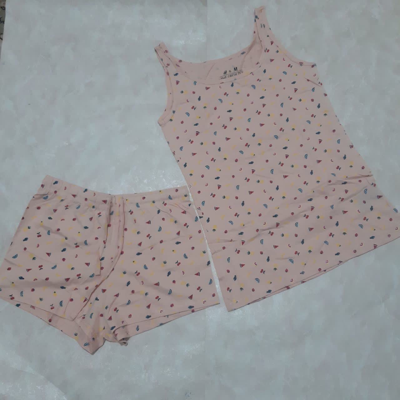 ست تاپ شورتک زنانه برند H&M کد 231172