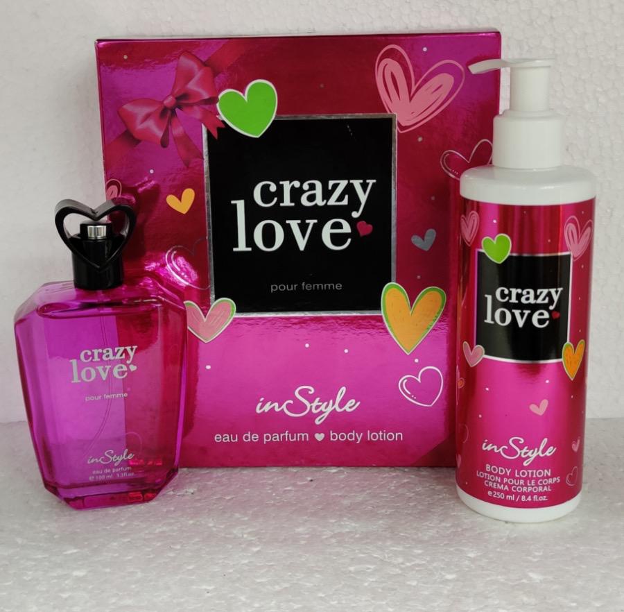 Crazy Love عطر Instyle زنانه  همراه با لوسیون بدن 250ml)(6089)(100ml))