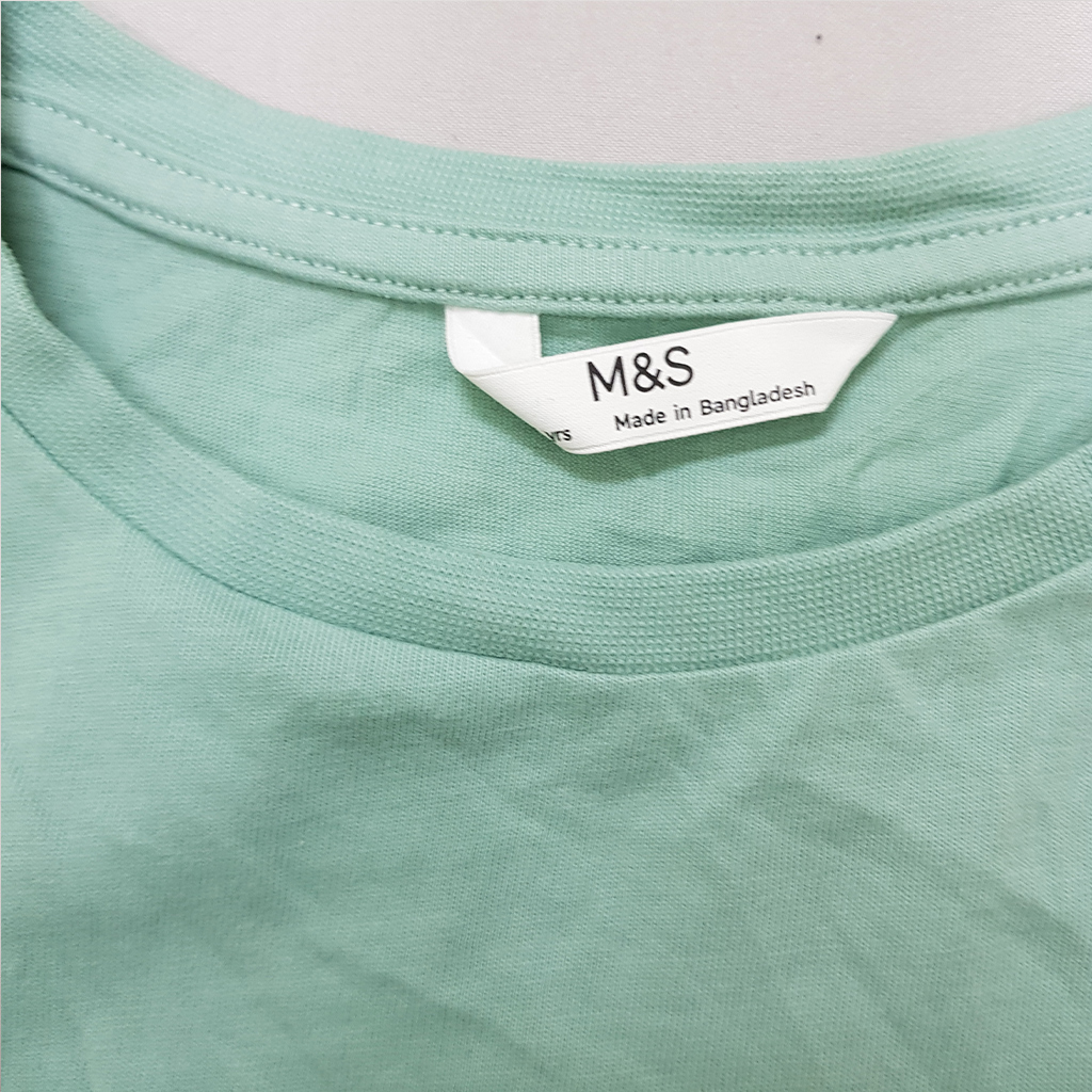 تی شرت حلقه ای دخترانه 39113 سایز 7 تا 16 سال کد 2.2 مارک M&S