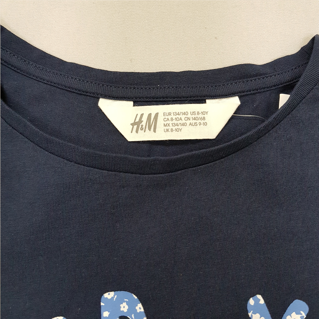 ست دخترانه 39119 سایز 9 تا 10 سال کد 2 مارک H&M