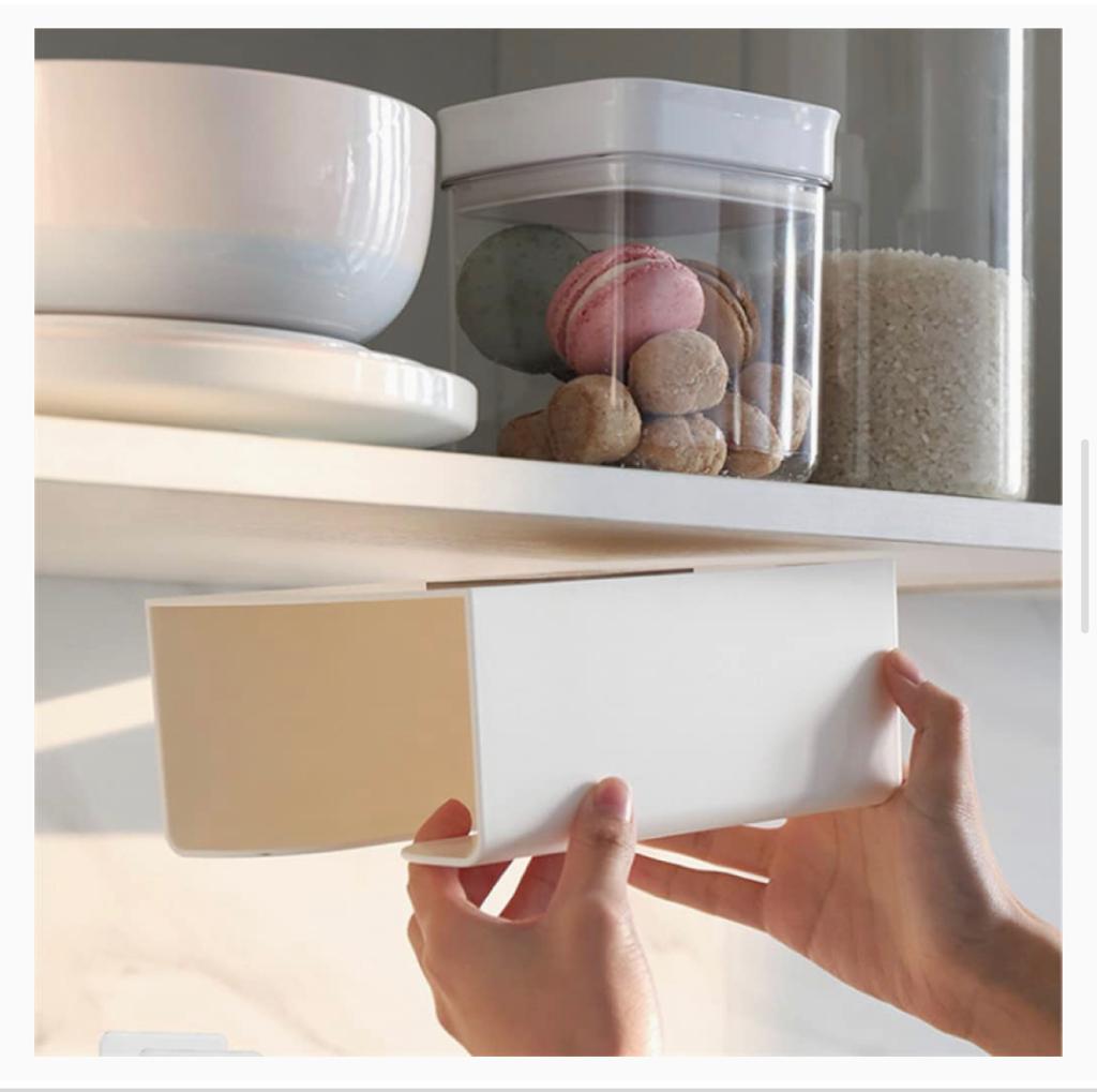 نگهدارنده جعبه دستمال کاغذی گودرن، پایه حوله نگهدارنده رول کاغذی نصب شده/زیر کابینت، قفسه توزیع کننده برای آشپزخانه، توالت، سازماندهی انبار لباسشویی اتاق آشپز خانه، جعبه های نگهدارنده کاغذ مس