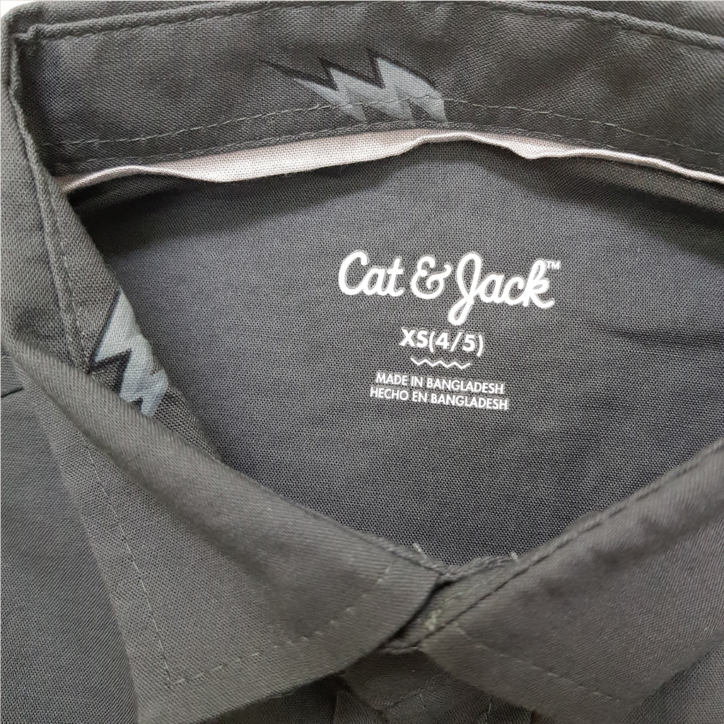 پیراهن پسرانه 39266 سایز 4 تا 14 سال مارک cat&jack