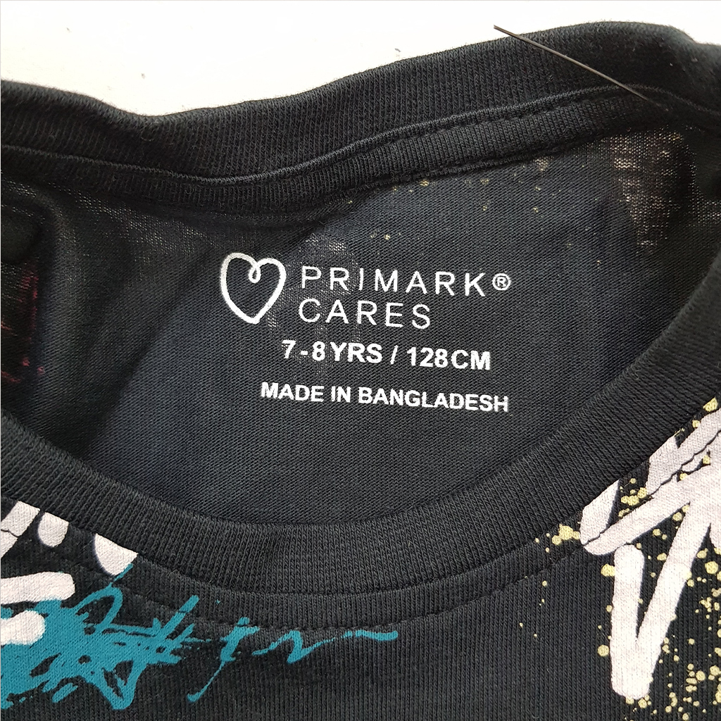 تی شرت پسرانه 39282 سایز 7 تا 14 سال مارک PRIMARK