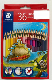 جعبه مداد رنگی36رنگ (6151)