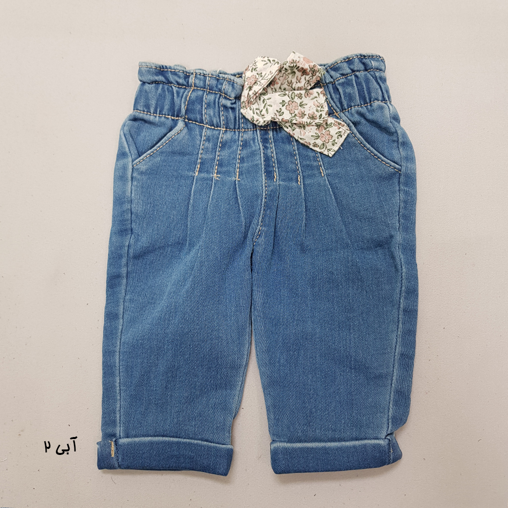 شلوار جینز دخترانه 39361 سایز 3 تا 36 ماه مارک TAPEA LOEIL