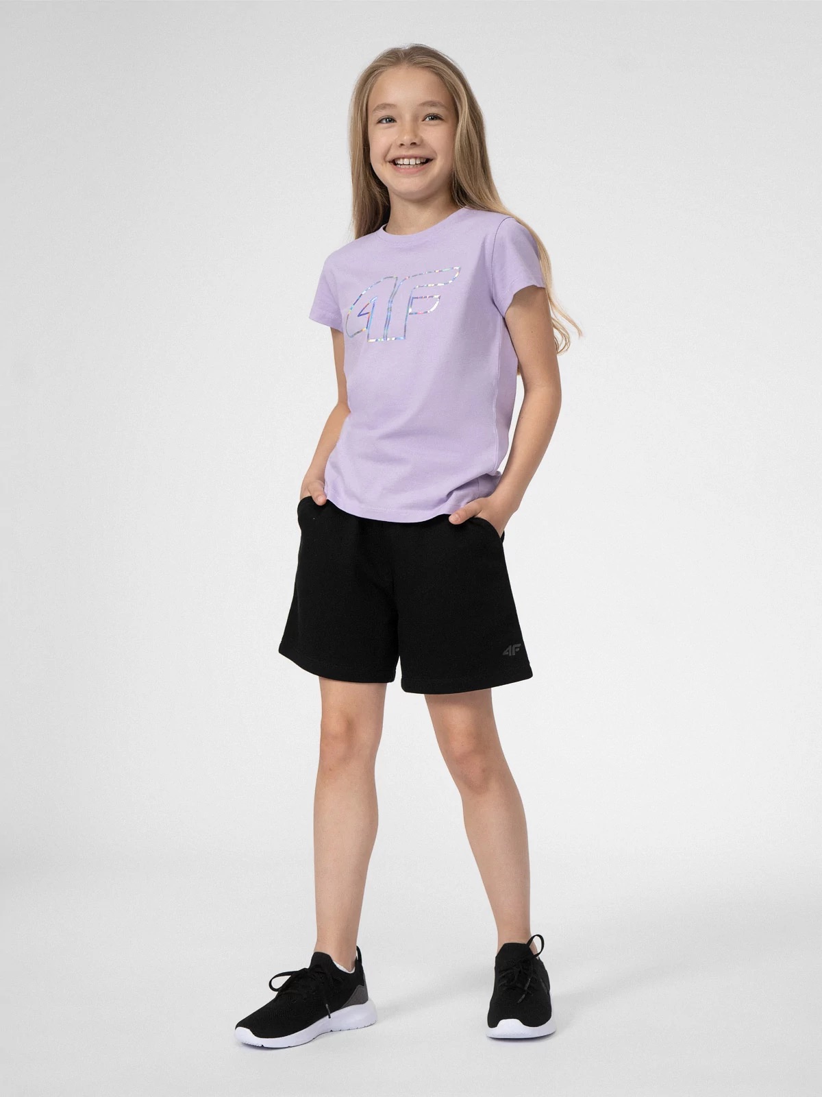 تی شرت دخترانه 39386 سایز 7 تا 14 سال مارک 4F