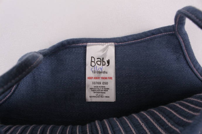 سارافون طرح جینز دخترانه 16824 سایز بدوتولد تا 2 سال مارک BABY