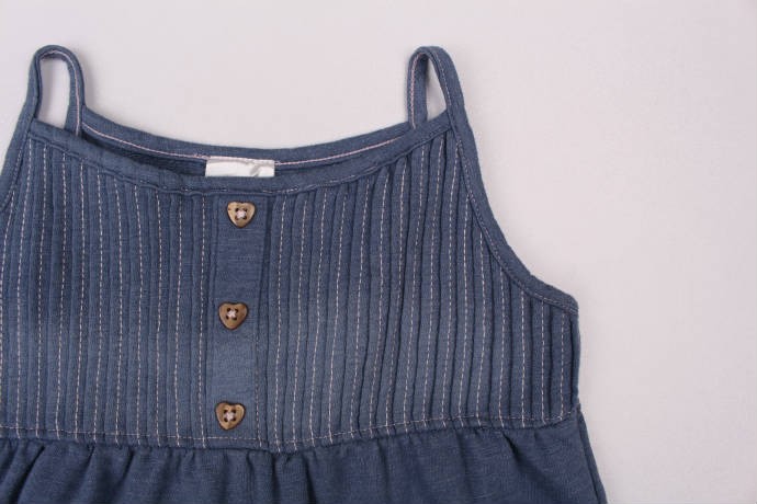سارافون طرح جینز دخترانه 16824 سایز بدوتولد تا 2 سال مارک BABY