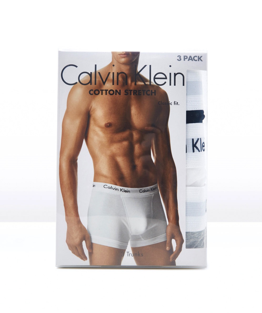 شورت ۳عددی پادار مردانه برند calvin klein کد 36347