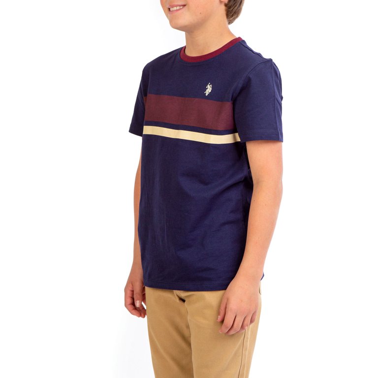 تی شرت پسرانه 39501 سایز 4 تا 16 سال مارک US POLO