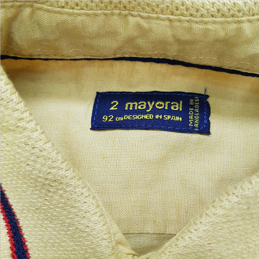 پیراهن پسرانه 39555 سایز 2 تا 10 سال مارک MAYORAL   *