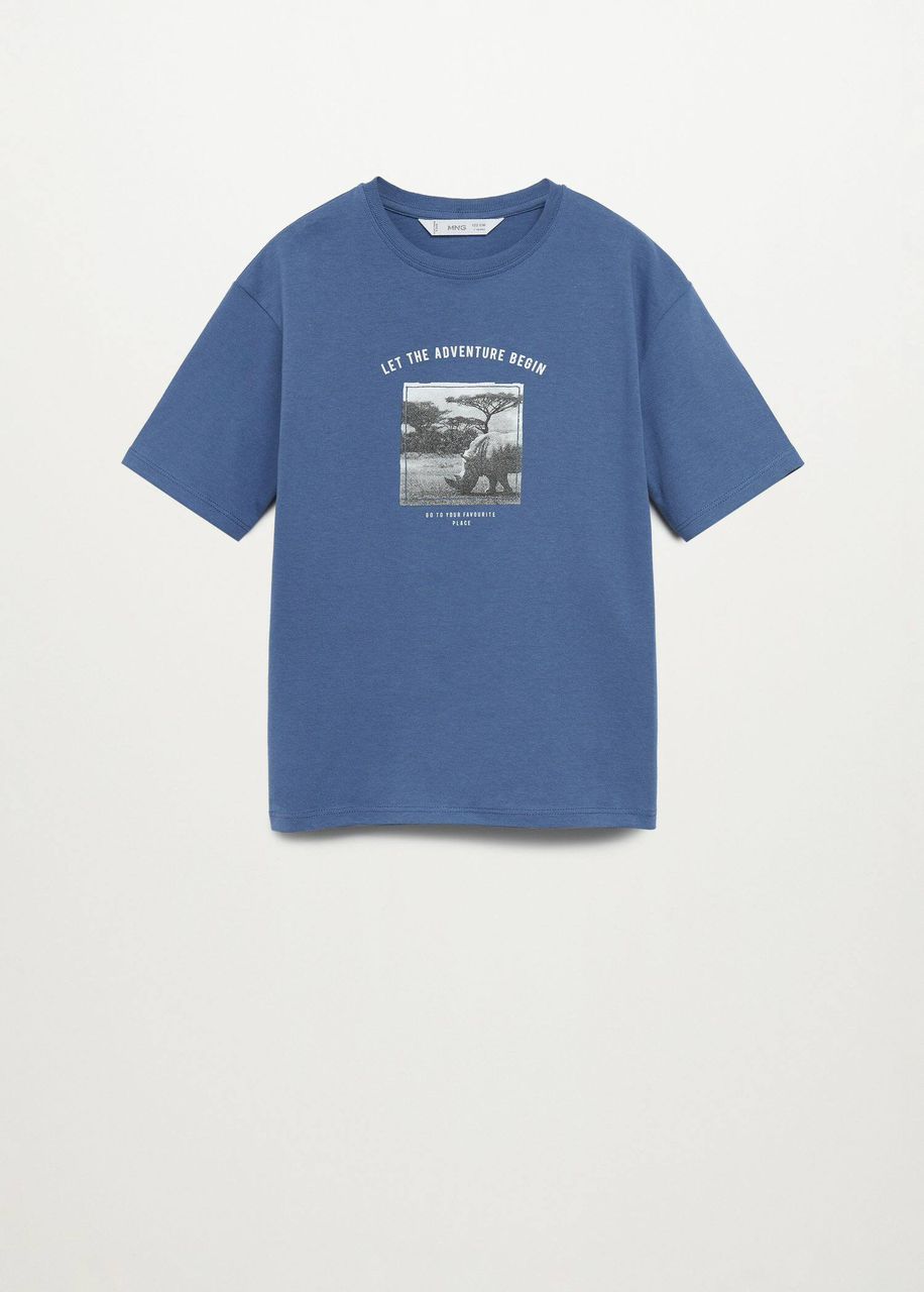 تی شرت پسرانه 39525 سایز 5 تا 14 سال مارک MANGO
