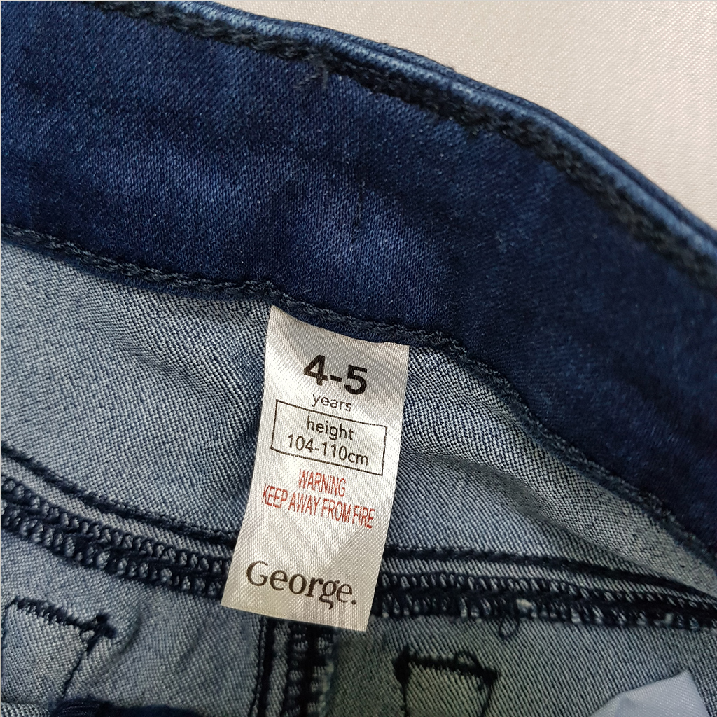 شلوار جینز دخترانه 39636 سایز 4 تا 14 سال مارک GEORGE