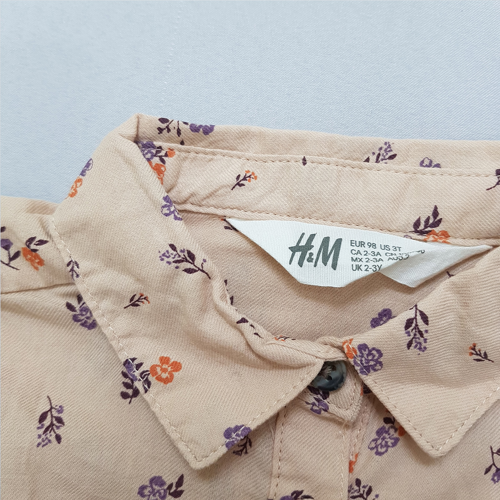 مانتو دخترانه 39650 سایز 2 تا 10 سال مارک H&M