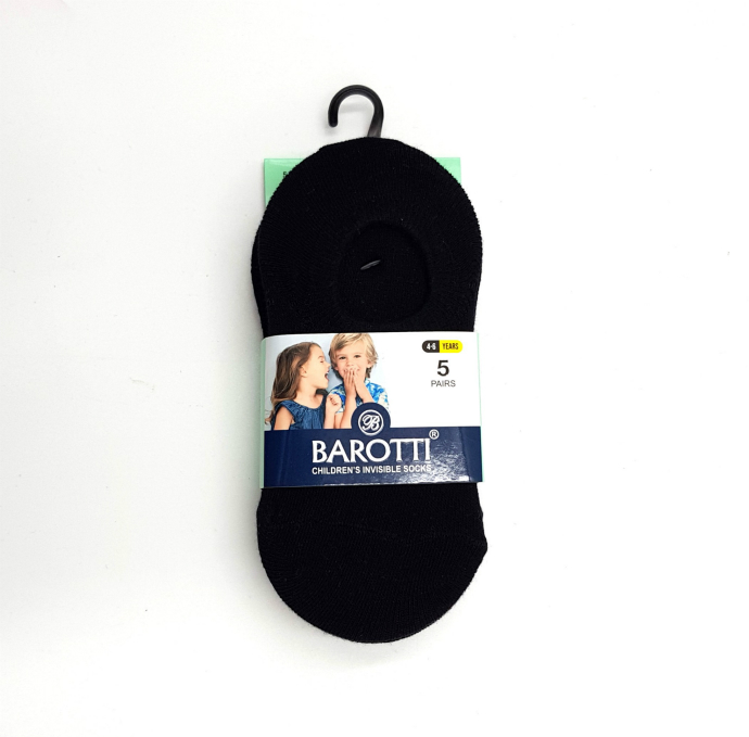 جوراب  بچگانه بسته 5 عددی  سایز 4 تا 14 سال برند Barotti کد 10064618
