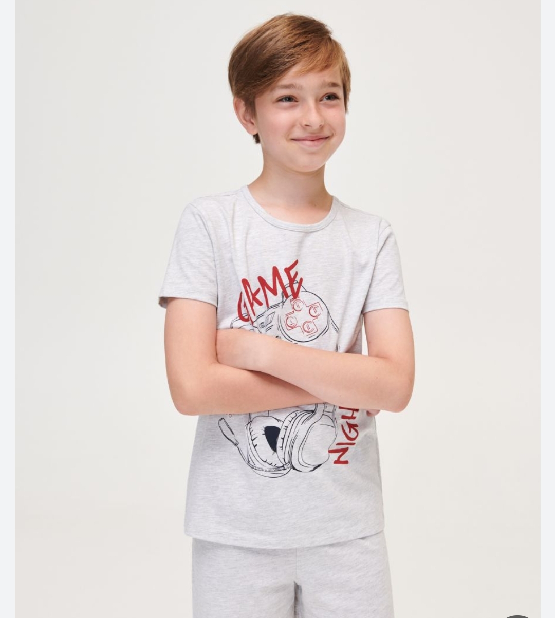 تی شرت بچگانه 39833 سایز 5 تا 11 سال مارک SINSAY