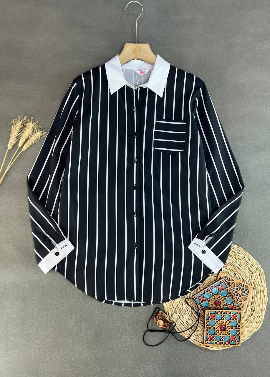 شومیز راه راه اسپرت کد 411867