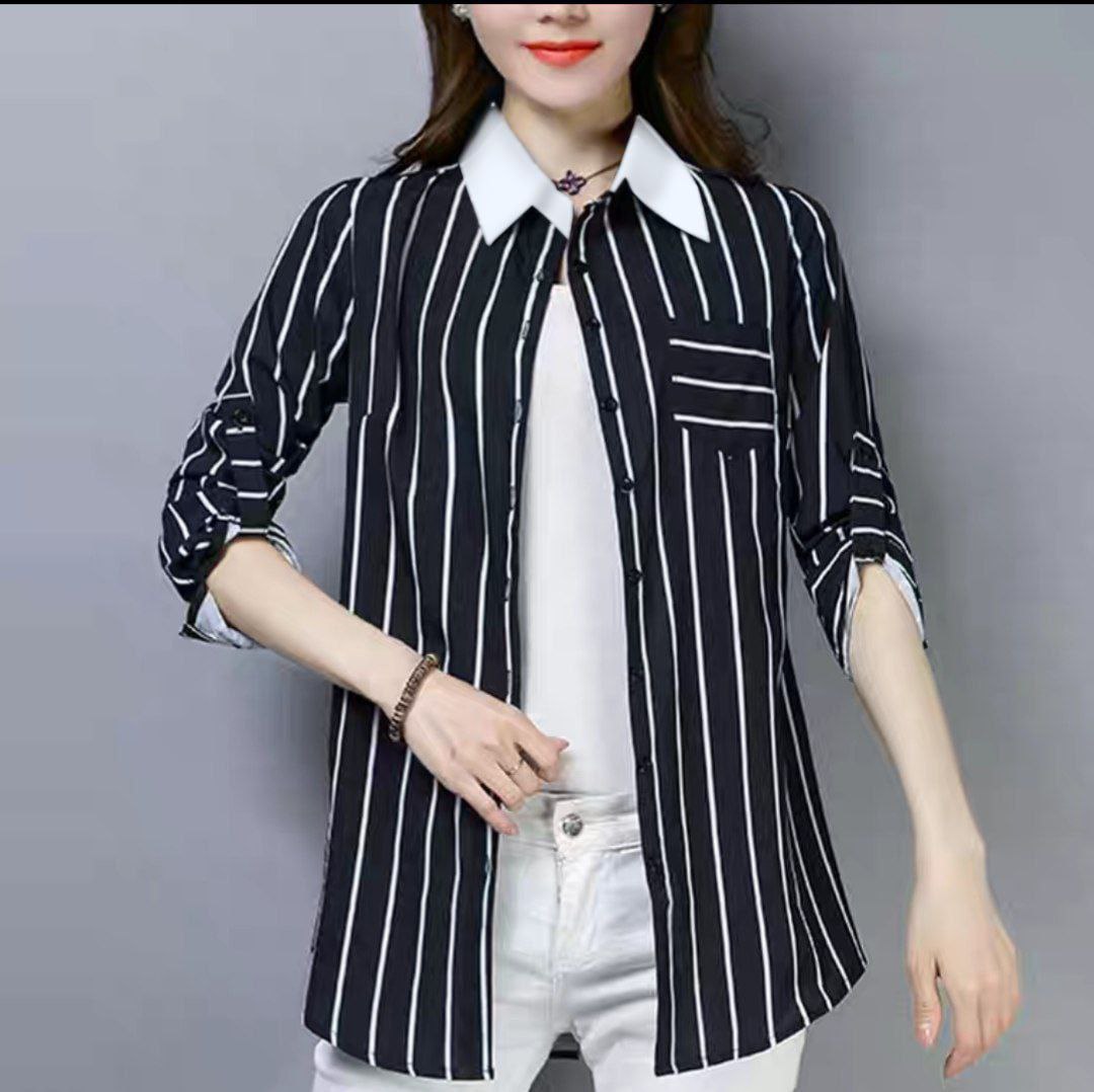 شومیز راه راه اسپرت کد 411867